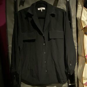 Frame Black Casual Button Down Shirt